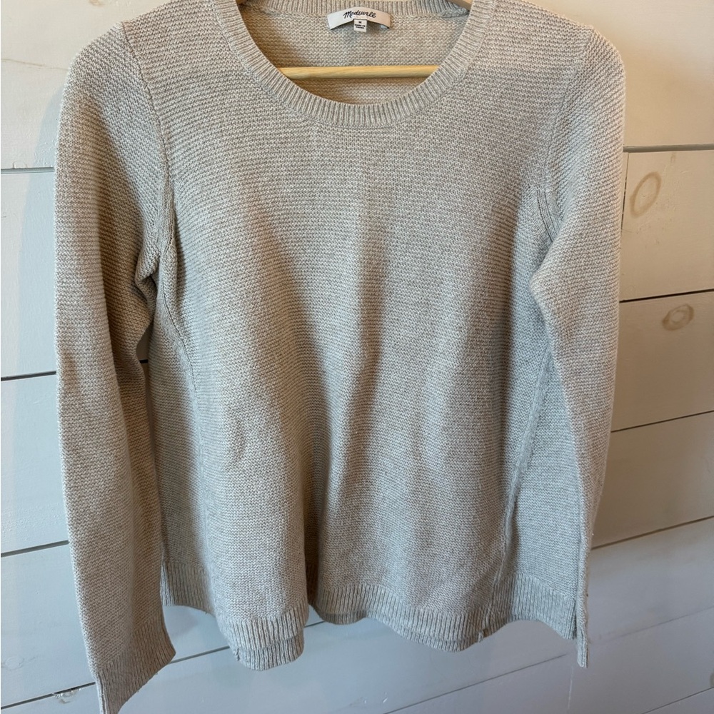 Madewell Riverside Textured Knit Sweater